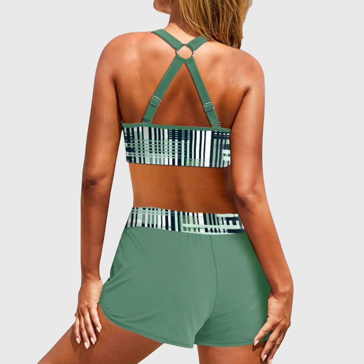 Janela | Bikini de Cintura Alta con Textura