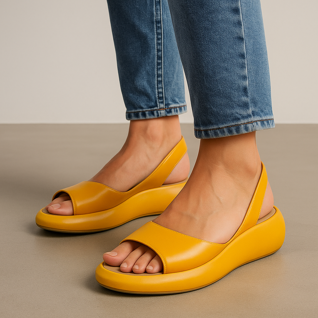 Avenelle - Sandalias ortopédicas con plantilla acolchada
