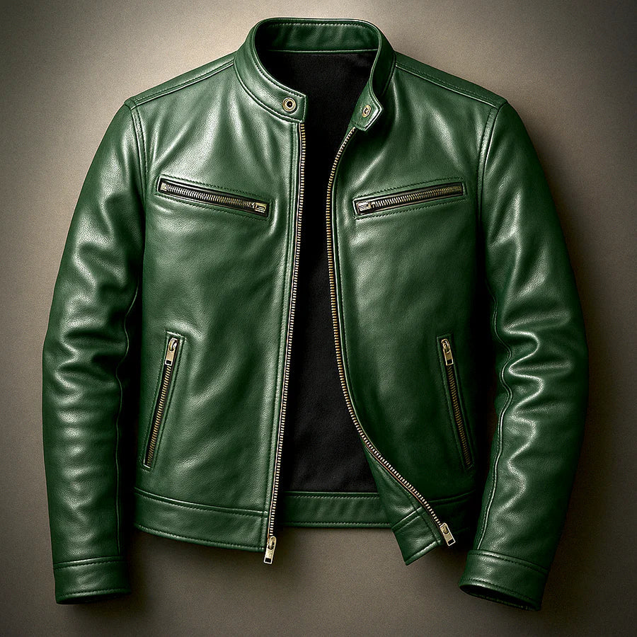 Chaqueta de cuero vintage
