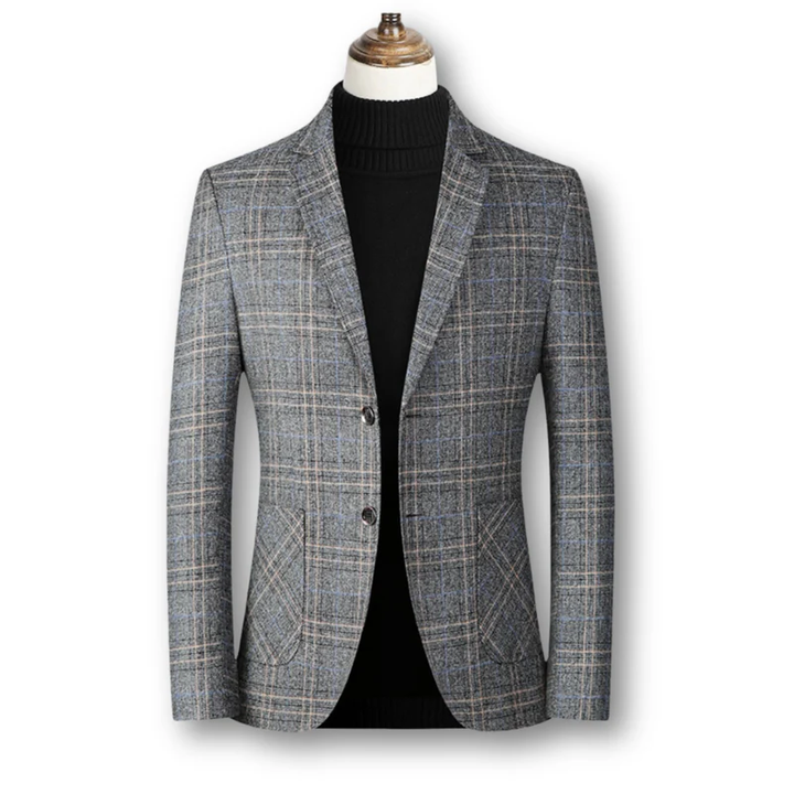 Domenico | Elegante chaqueta en tela escocesa
