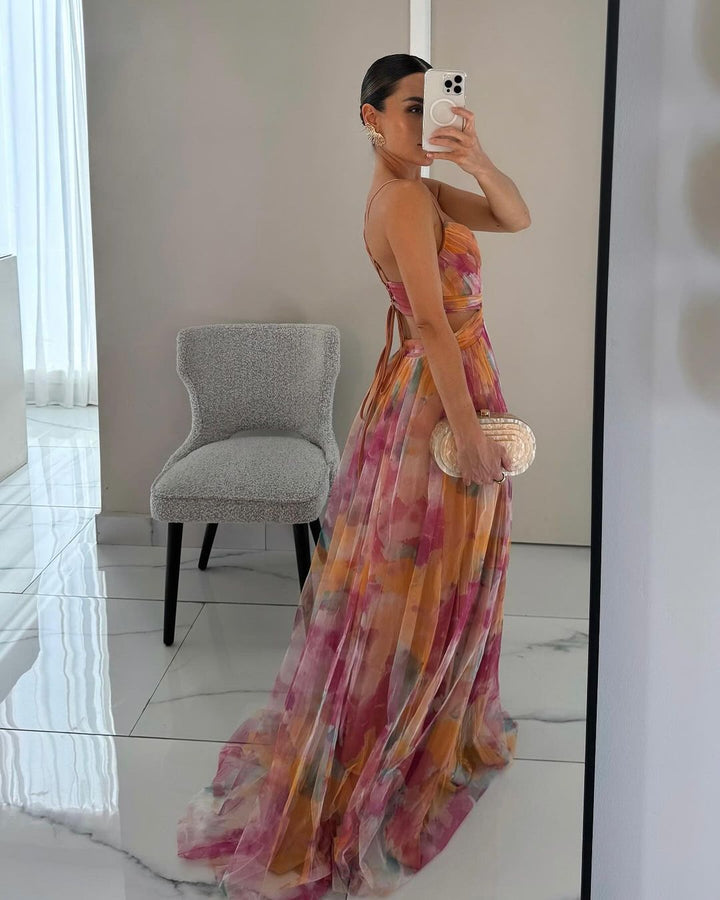 Rosa | Vestido maxi floral encantador
