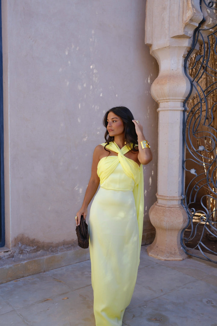 Triana - Vestido en amarillo