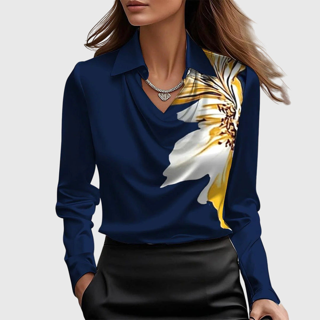 Brooklyn |  Blusa de satén brillante