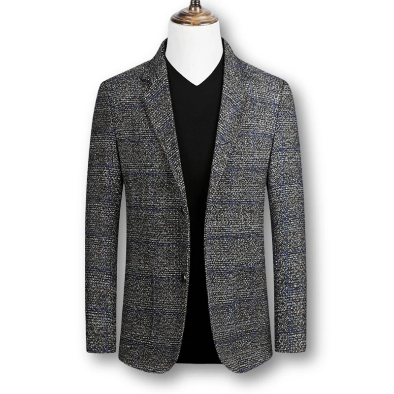 Domenico | Elegante chaqueta en tela escocesa