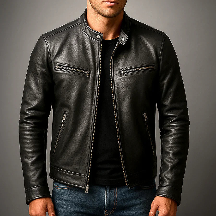 Chaqueta de cuero vintage
