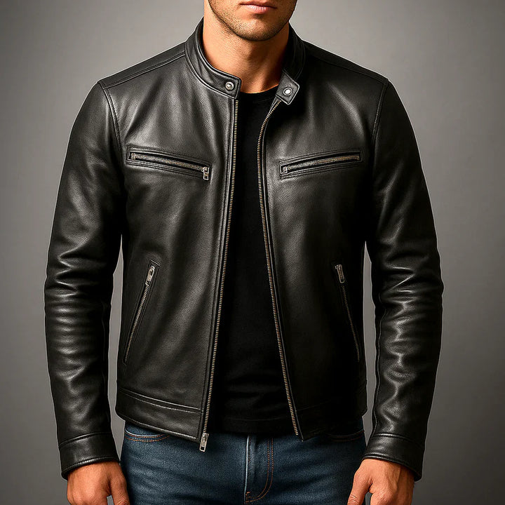Chaqueta de cuero vintage