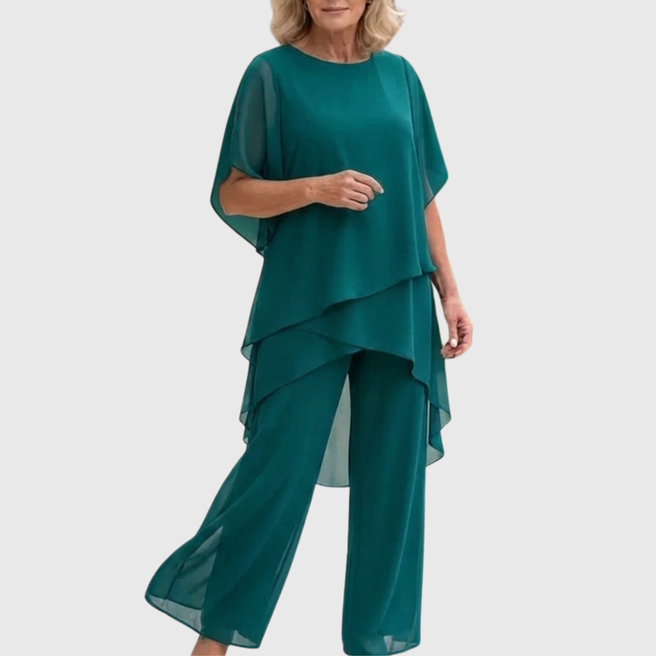 Conjunto Palazzo Drapeado | Look Día y Noche