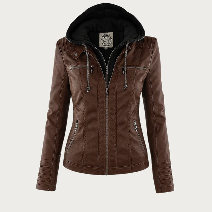 Monika | chaqueta de piel vegana
