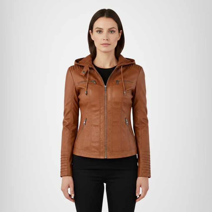 Monika | chaqueta de piel vegana