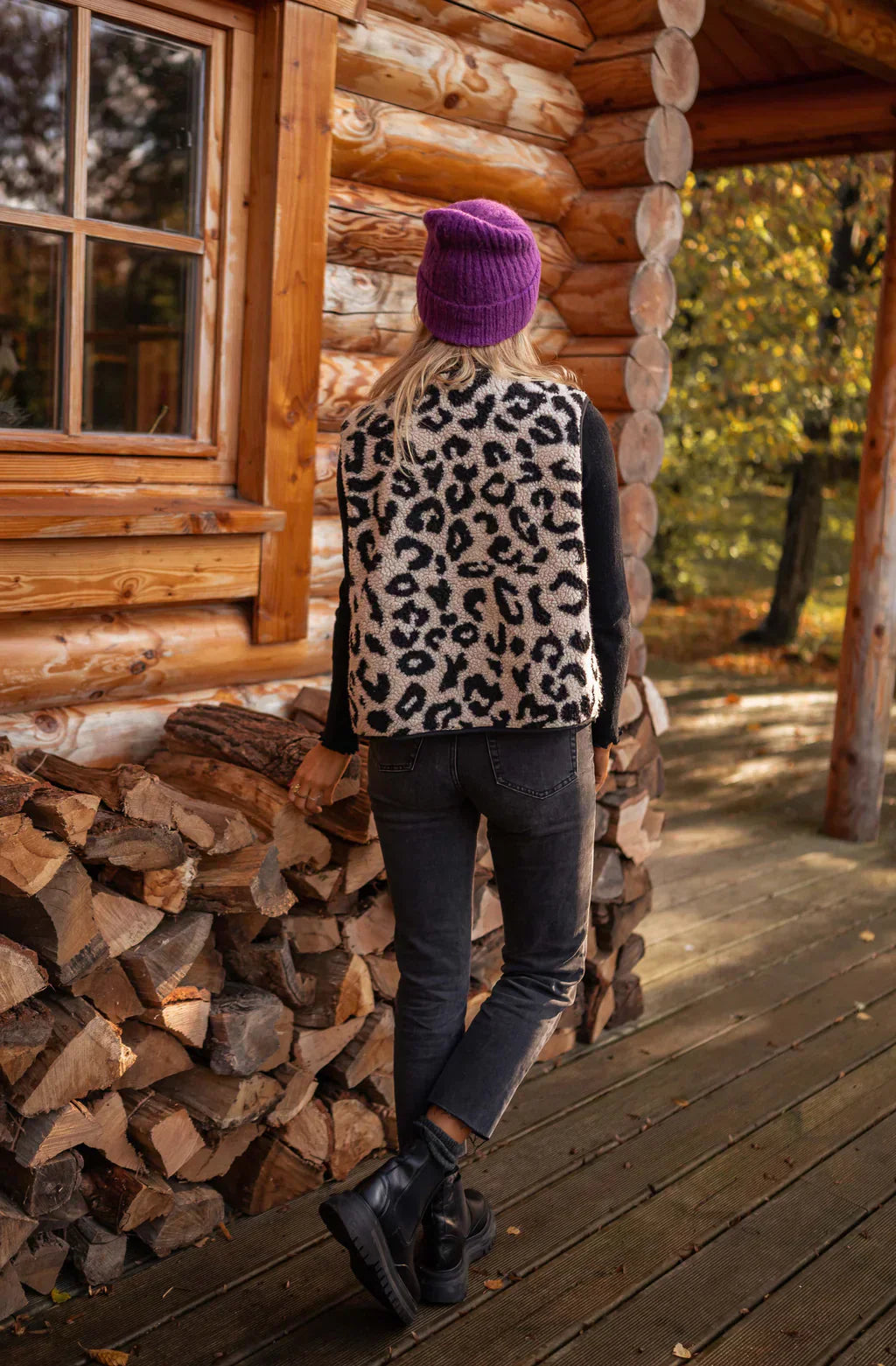 Amanda | Chaleco Leopardo