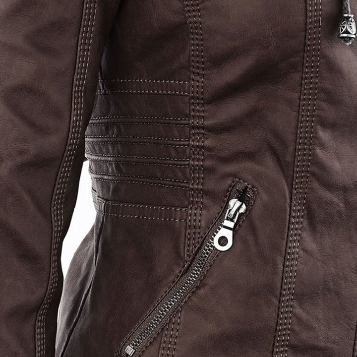 Monika | chaqueta de piel vegana