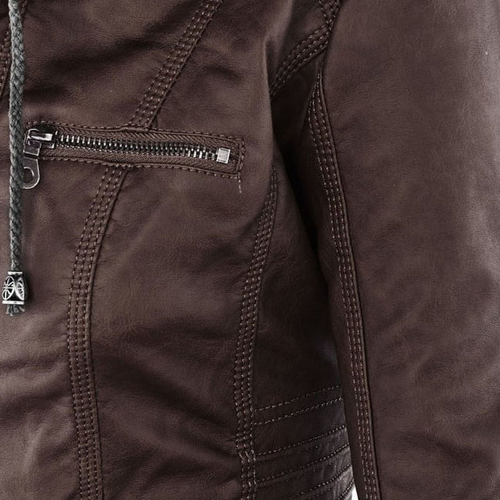 Monika | chaqueta de piel vegana