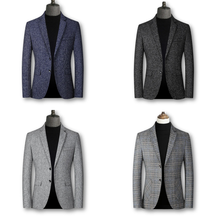 Domenico | Elegante chaqueta en tela escocesa