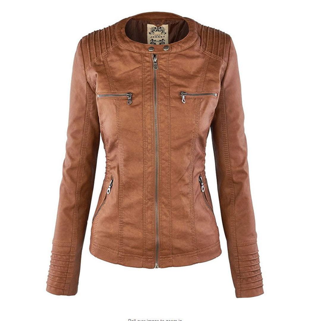 Monika | chaqueta de piel vegana