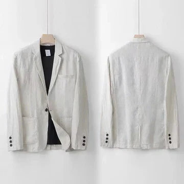 Lucas | Traje de lino premium de corte clásico