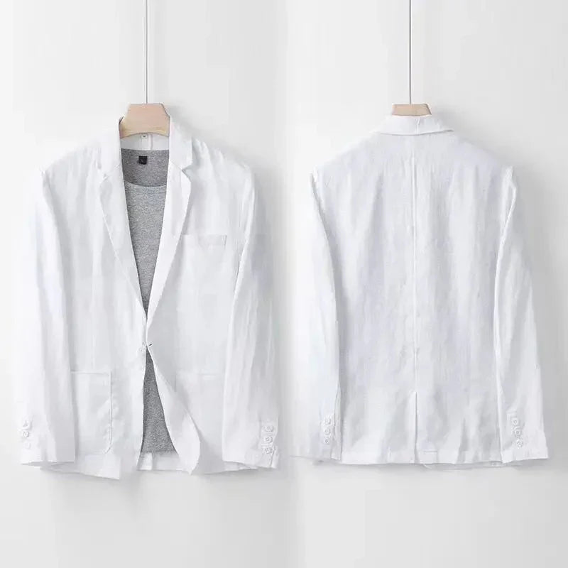 Lucas | Traje de lino premium de corte clásico