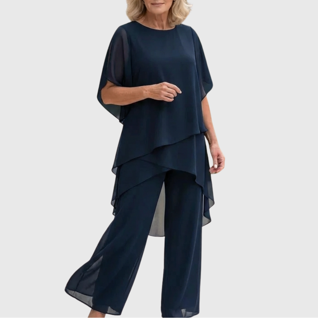 Conjunto Palazzo Drapeado | Look Día y Noche