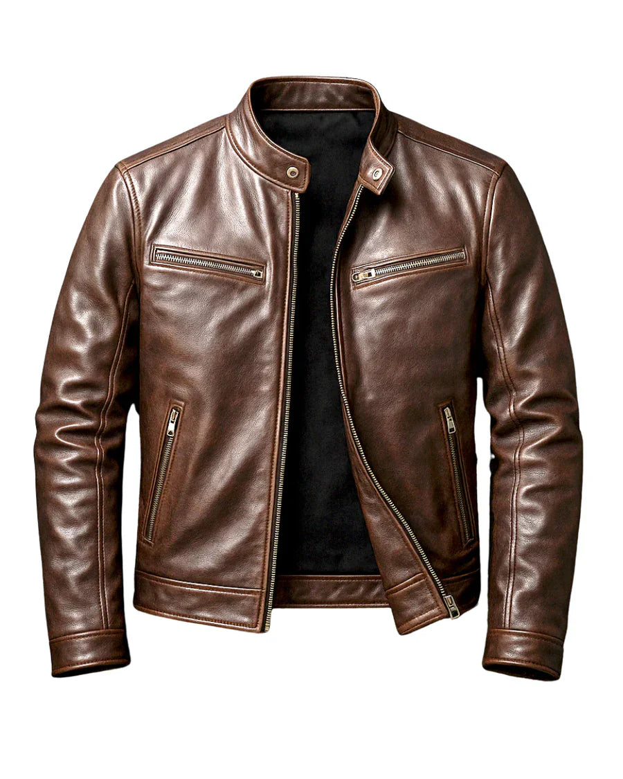 Chaqueta de cuero vintage