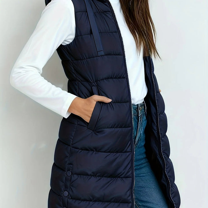 Naya | Chaqueta con Capucha alcolchada sin mangas