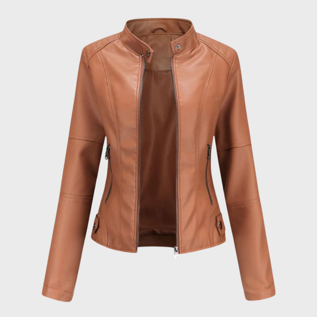 Lía | Cazadora de cuero casual