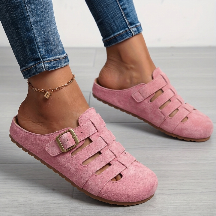 Lidia| Sandalias Mules de Confort sin Cierre