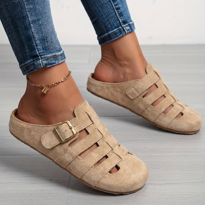 Lidia| Sandalias Mules de Confort sin Cierre